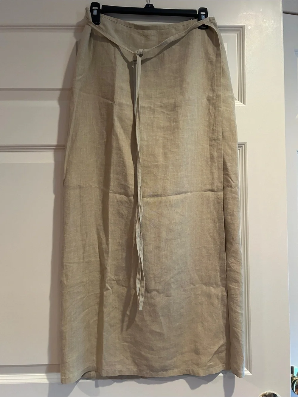 Vintage Ralph Lauren (no tag) Tie-Waist Linen Maxi Skirt - Picture 1 of 3